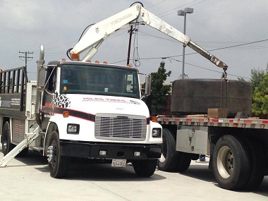 24-hour roadside service trucks with big tire in Whittier, CA